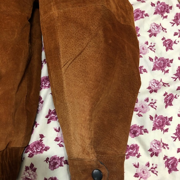 Greg Bell Genuine Leather Jacket Brown - Picture 7 of 8